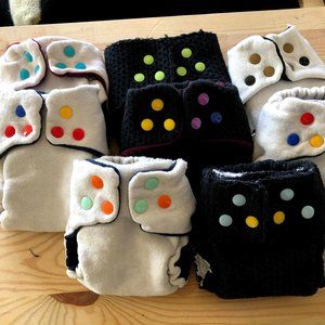 Newborn cloth diapers